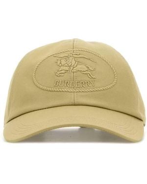 Burberry Khaki Cotton Baseball Cap - Multicolour
