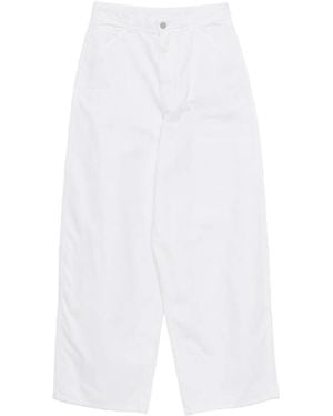 Lemaire Wide Trousers - White