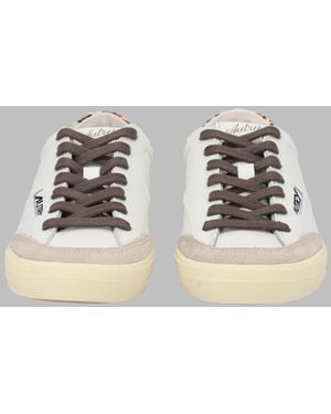 Autry Trainers Windscape Low Cow Leather - Metallic