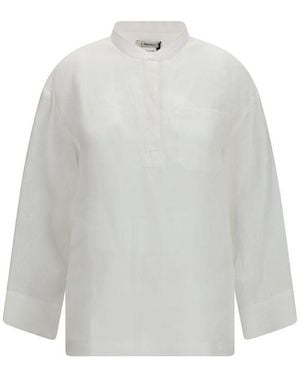 Max Mara Linen Dress Shirt - Grey