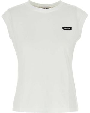 Miu Miu Cotton Tank Top Set - White