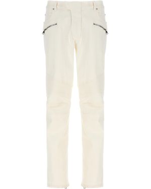 Balmain 'Biker' Jeans - White