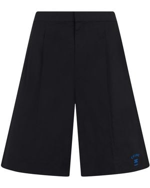Celine Shorts Linen-Cotton - Blue