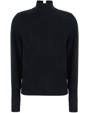 Pinko Wool And Cashmere Sweater Tops - Black