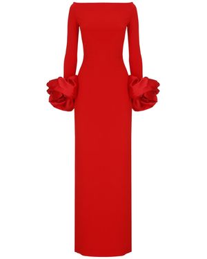 Solace London Talia Maxi Dress - Red