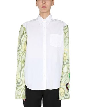 Raf Simons Regular Fit Mini Shirt For - White