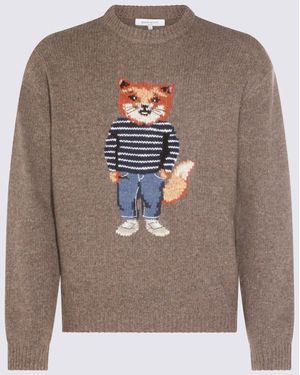 Maison Kitsuné Maison Kitsune Jumpers _Wo Pa Wm - Grey
