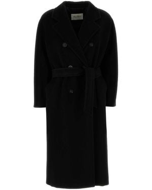 Max Mara Wool Blend Madame Coat - Black