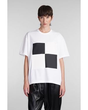 Comme des Garçons Cotton Crewneck Printed T-Shirt - White