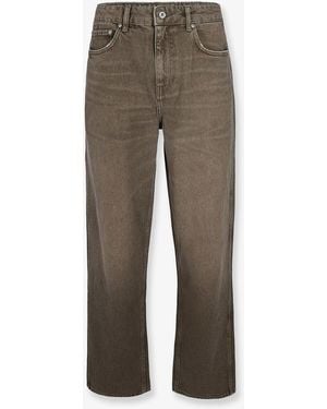 Represent Jeans With Rewashed Effect - Gray