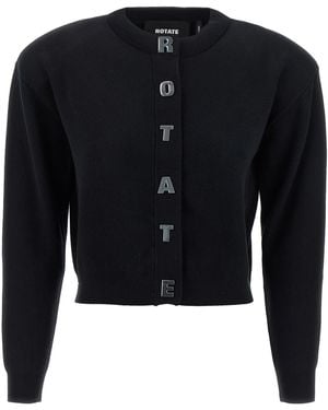 ROTATE BIRGER CHRISTENSEN Firm Knit Cardigan - Blue