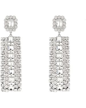 Self-Portrait Cotton Earrings - White