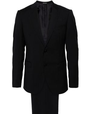 Emporio Armani Virgin-Wool Suit - Black