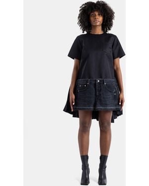 Sacai Hybrid Denim Dress - Blue