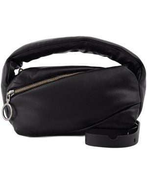 Off-White c/o Virgil Abloh Pump Pouch 24 No Shoulder & Hobo Bags Leather Shoulder-Hobo-Bags - Black