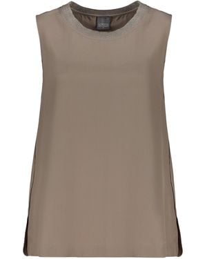 Lorena Antoniazzi Sleeveless Top - Brown