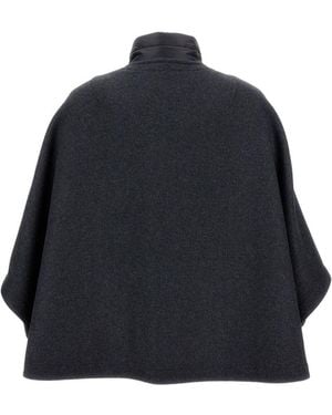 Fay Reversible Cape - Blue