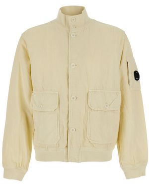C.P. Company Mock Collar Jacket - Natural