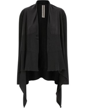 Rick Owens Medium Wrap Cardigan - Black