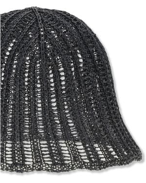 Brunello Cucinelli Hat Techno Raffia - Black