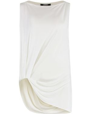 Jacquemus Square Neck Top - White
