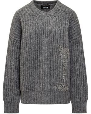 MSGM Jumpers - Grey