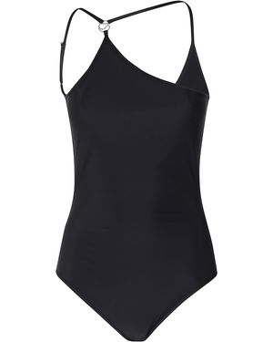 Coperni One Shoulder Swimsuit Poliammide Elastan Costume - Black