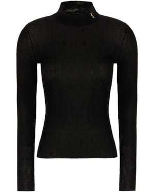 Saint Laurent Cotton Top - Black