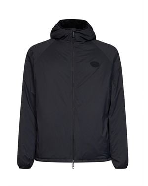 Burberry Nylon Dunwich Packable Hooded Jacket - Blue