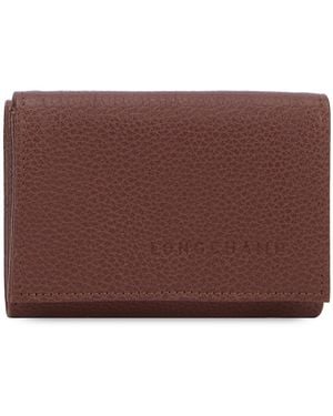 Longchamp Leather Wallet & Purses - Purple