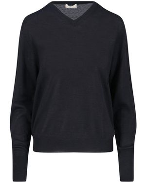 Ma'ry'ya Maryya Jumpers Virgin Wool - Blue