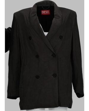 DIESEL Blazer Viscose Jacket - Black