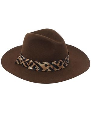 Fendi Hats Real Fur Rabbit - Brown