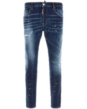 DSquared² Stretch Denim Jeans - Blue