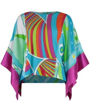 Emilio Pucci Printed Blouse - White