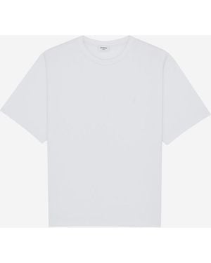 Saint Laurent Cotton T-Shirt With Logo - White