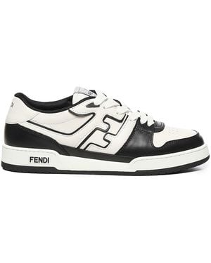 Fendi Match Sneakers - White