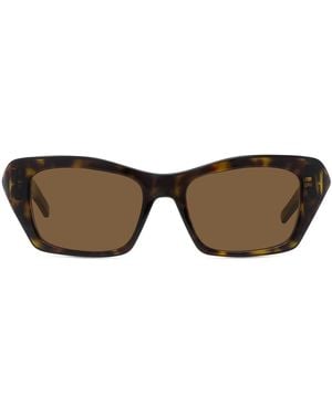 Givenchy Givenchy Gv40103I 4G Liquid 52E Havana Scura Lucida Sunglasses - Brown