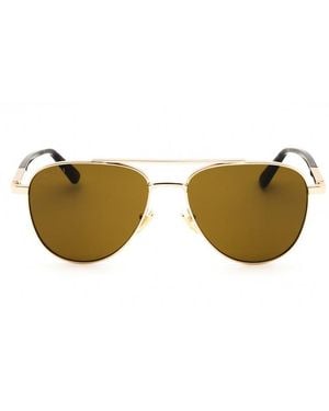 Gucci Frame And Lens Sunglasses - Brown