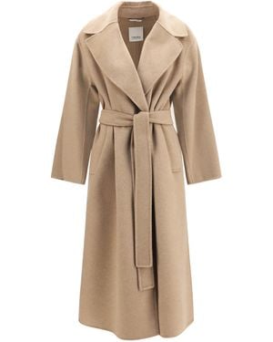 Max Mara Carisma Coat - Natural