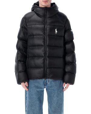 Polo Ralph Lauren Hawthorne Flag Nylon Down Jacket - Black