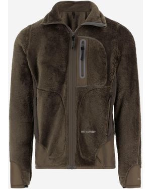 and wander Nylon Fleece Jacket - Green