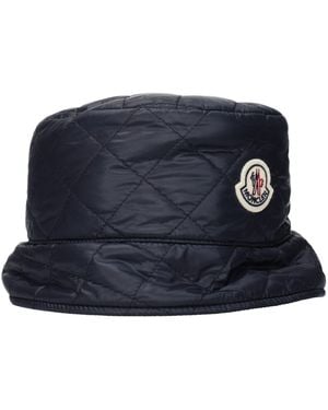 Moncler Cotton Bucket Hat - Blue