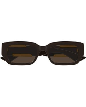 Bottega Veneta Bv1406S Linea Ribbon Bio-Inettato Sunglasses - Brown