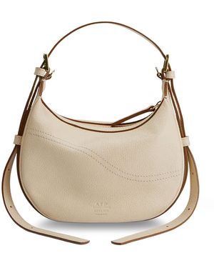 Atp Atelier Silea Mandorla Leather Crossbody Bag - Metallic