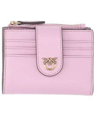 Pinko Wallets Calf Leather - Purple