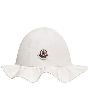 Moncler Wool Bucket Hat Virgin - White