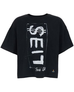 Vivienne Westwood Lies Box Oversized T-Shirt - Black
