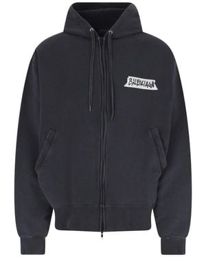 Balenciaga Jumpers Cotton - Blue