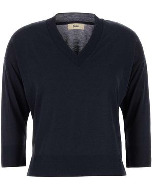 Herno Midnight Lyocell Blend T-Shirt - Blue